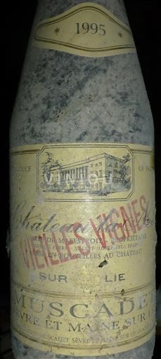 Vin Blanc sec Vieilles vignes sur Lie Château La Noé Vieilles vignes sur Lie 1995 France Vallée de la Loire Muscadet-sèvre-et-maine