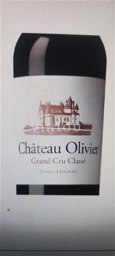 Bordeaux Pessac-Léognan Grand Cru Classé Château Olivier 2023