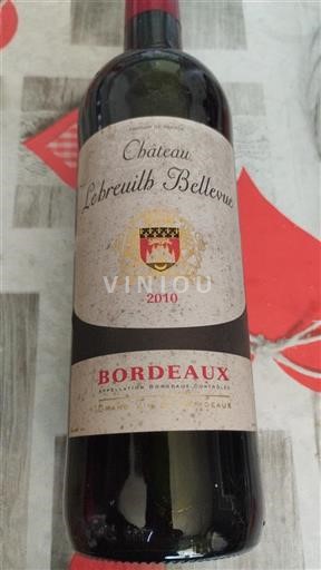 Bordeaux Château Lebreuil Bellevue 2010