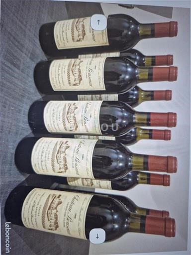 Vin Rouge sec Château Bouscaut 1981 France Bordeaux Graves AOC
