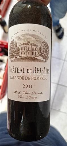 Bordeaux Lalande-de-pomerol Château Bel-Air 2011