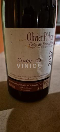 Roussillon Côtes-du-Roussillon Olivier Pithon Laïs 2017