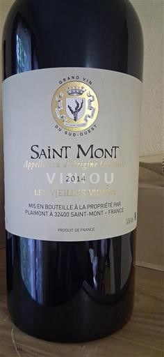 Sud-Ouest Saint-Mont Plaimont Les Vieilles Vignes 2014