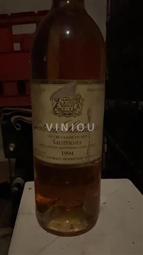 Bordeaux Sauternes Grand Cru Château Suduiraut 1994