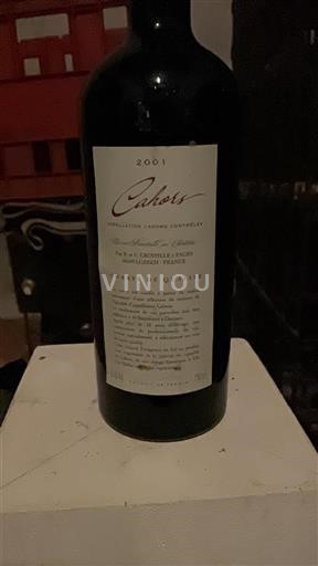Jihozápad Cahors Château Les Croisille 2001