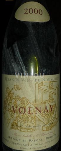 Burgundsko Volnay Volnay Premier Cru Reyane et Pascal Bouley Champans Champans 2000
