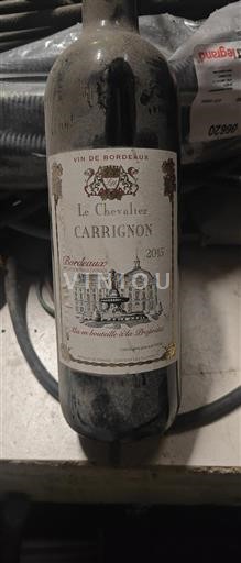 Bordeaux Le Chevalier Carrignon 2015