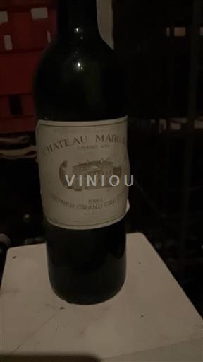 Vin Rouge sec Grand Vin Château Margaux 1984 France Bordeaux Margaux Premier Grand Cru
