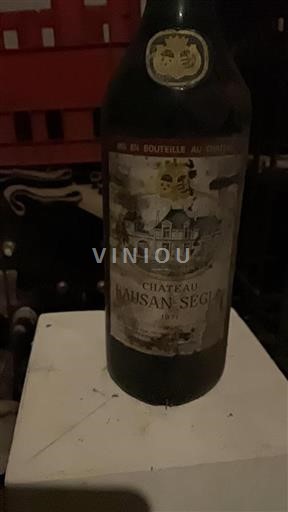 Bordeaux Margaux Grand Cru Château Rauzan-Ségla 1971