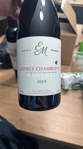 Bourgondië Gevrey-Chambertin Eddy Morey 2019