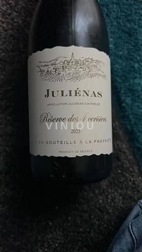Beaujolais Juliénas Réserve des 4 cerisiers 2023