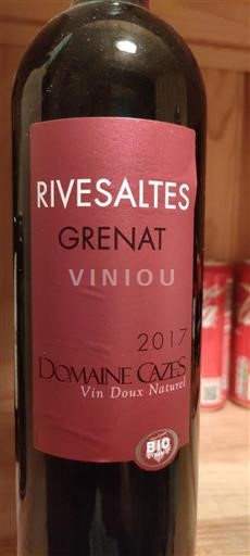 Roussillon Rivesaltes Domaine Cazes 2017
