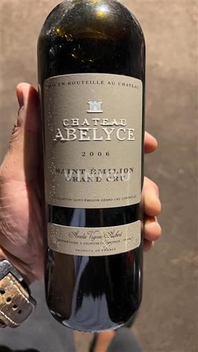 Bordeaux Saint-Émilion Grand Cru Grand Cru Château Abelyce 2006