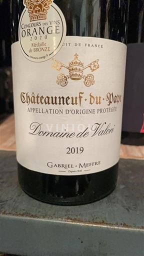 Valle del Rodano Châteauneuf-du-Pape Gabriel Meffre Domaine de Valori 2019