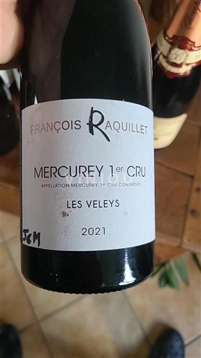 Bourgondië Mercurey Premier Cru François Raquillet Les Veleys 2021