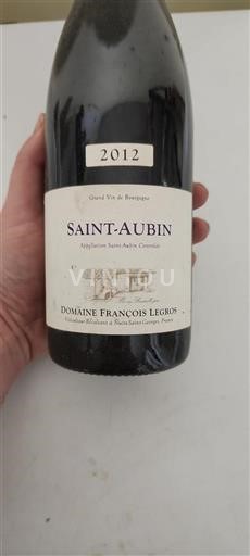 Burgundsko Saint-Aubin Domaine François Legros 2012