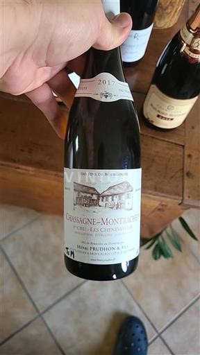 Bourgondië Chassagne-Montrachet Premier Cru Henri Prudhon & Fils Les Chenevottes 2017