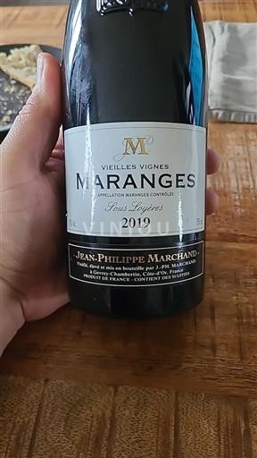 Bourgogne Maranges Jean-Philippe Marchand Vieilles Vignes 2019