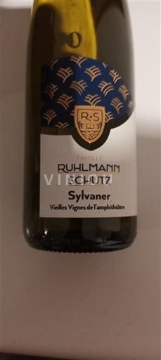 Alsace Sylvaner Grand Cru Famille Ruhlmann Schutz Vieilles Vignes de l'amphithéâtre 2019