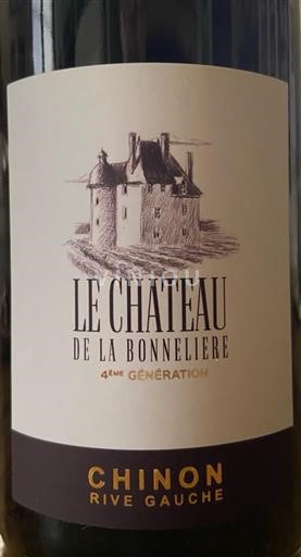 Vallée de la Loire Chinon Château La Bonnelière Rive Gauche Non Millésimé
