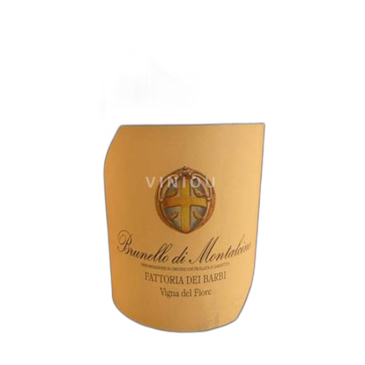 Toscane Brunello di Montalcino Fattoria dei Barbi Vigna del Fiore 2015