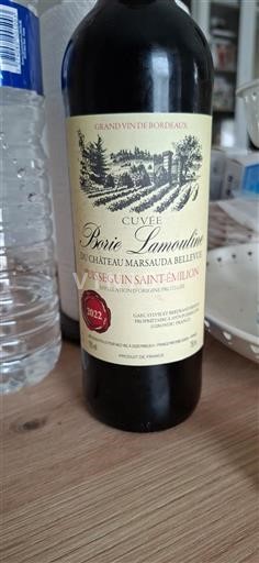 Bordeaux Puisseguin-saint-émilion Château Marsau Lamothe 2022