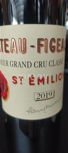 Bordeaux Saint-Émilion Premier Grand Cru Classé Château Figeac 2019
