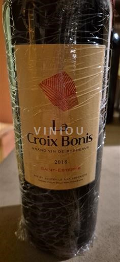 Bordeaux Saint-Estèphe La Croix Bonis 2018