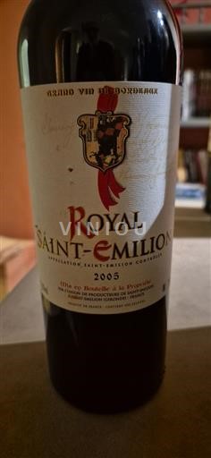 Bordeaux Saint-Émilion Union de Producteurs de Saint-Emilion Royal Saint-Emilion 2005