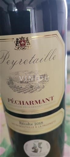 Sud-Ouest Pécharmant Peyretaille 2018