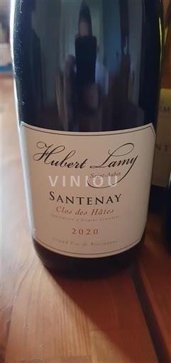Burgund Santenay Hubert Lamy Clos des Hâtes 2020