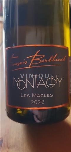 Bourgondië Montagny François Berthenet Les Macles 2022
