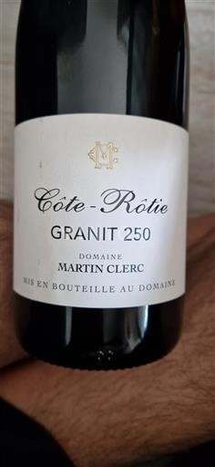 Vallée du Rhône Côte-rôtie Domaine Martin Clerc Granit 250 2022