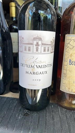 Bordeaux Margaux Château Deyrem Valentin 2009