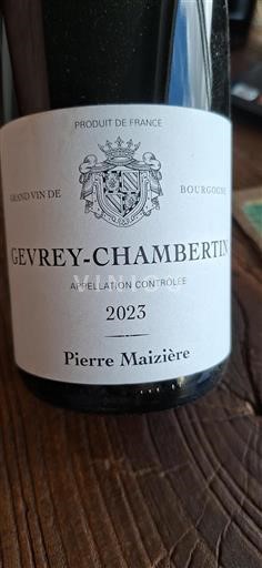 Bourgogne Gevrey-chambertin Pierre Maizière 2023