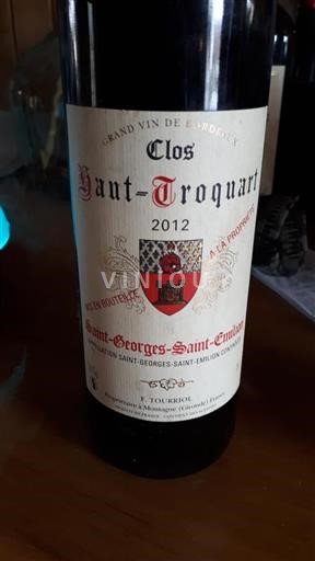 Bordeaux Saint-Georges-Saint-Émilion Clos Haut-Troquart 2012