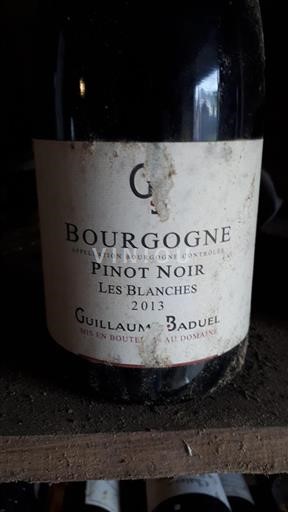 Bourgogne Guillaume Baduel Les Blanches 2013