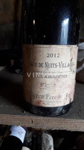 Bourgondië Côte de Nuits Villages Forey Père & Fils Les Argillottes 2012