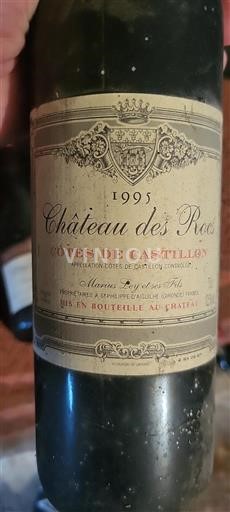 Bordeaux Non specificato Château Des Rocs 1995