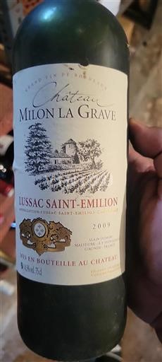 Bordeaux Lussac-Saint-Émilion Château Milon la Grave 2009