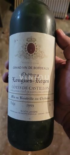Bordeaux Château Longues-Règes 1999
