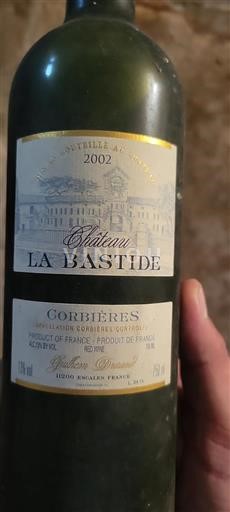 Languedoc Corbières Château La Bastide 2002