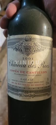 Bordeaux Non specificato Château Des Rocs 2001