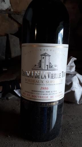 Bordeaux Bordeaux superiore Château La Vieille Tour 1986