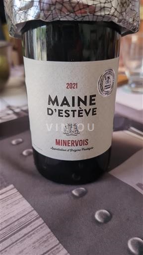 Languedoc Minervois Maine Estève 2021