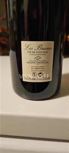 Languedoc og Roussillon Pays d'Oc Philippe Chesnelong Les Brunes Ikke årgangsbestemt