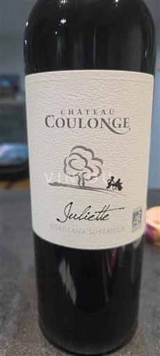 Bordeaux Bordeaux Supérieur Château Coulonge Juliette 2022