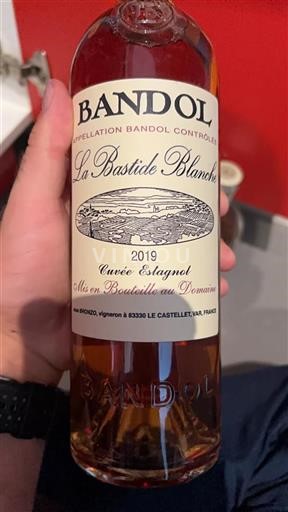 Provence Bandol La Bastide Blanche Estagnol 2019