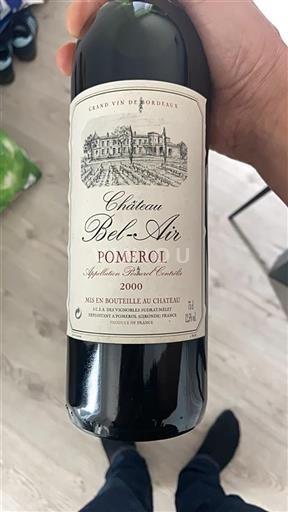 Bordeaux Pomerol Château Bel-Air 2000