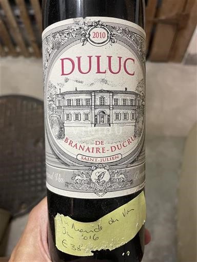 Bordeaux Saint-Julien Château Branaire-Ducru Duluc 2010